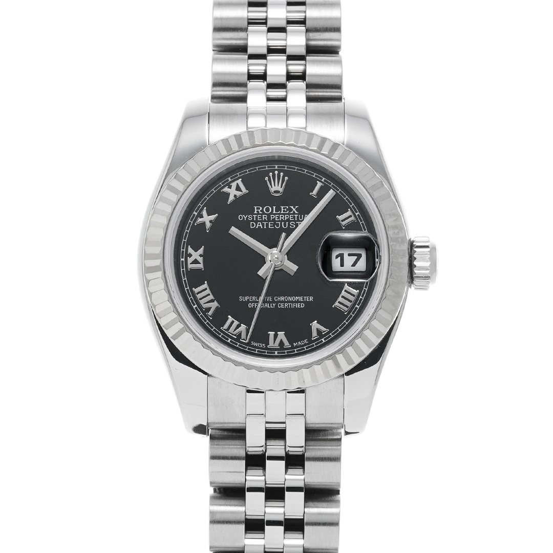 ROLEX(ロレックス)の中古 ロレックス ROLEX 179174 ランダムシリアル ブラック レディース 腕時計 レディースのファッション小物(腕時計)の商品写真