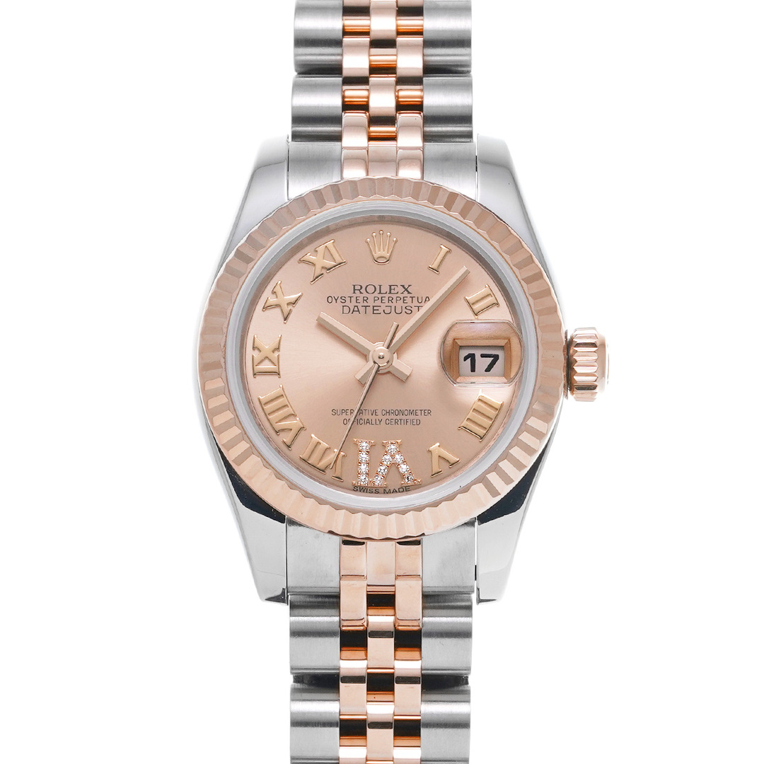ROLEX(ロレックス)の中古 ロレックス ROLEX 179171 ランダムシリアル ピンク/ダイヤモンド レディース 腕時計 レディースのファッション小物(腕時計)の商品写真