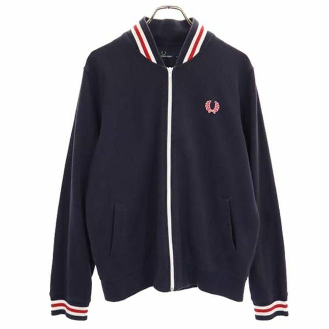 フレッドペリー ロゴワッペン 長袖 ビックロゴ トラックジャケット M ネイビー系 FRED PERRY ジャージ メンズ 古着 【231120】 |  フリマアプリ ラクマ