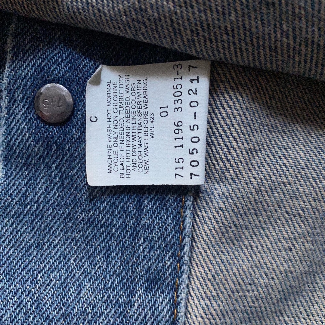 Levi's - 90s リーバイス70505 Gジャン/デニムジャケット 40 USA Levi's - 90s リーバイス70505 Gジャン/デニムジャケット 40 USA