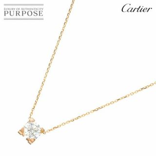 カルティエ(Cartier)のカルティエ Cartier Cドゥ ダイヤ 1.21ct G/VVS1/3EX ネックレス 42cm K18 PG 750【証明書・鑑定書付き】VLP 90208493(ネックレス)