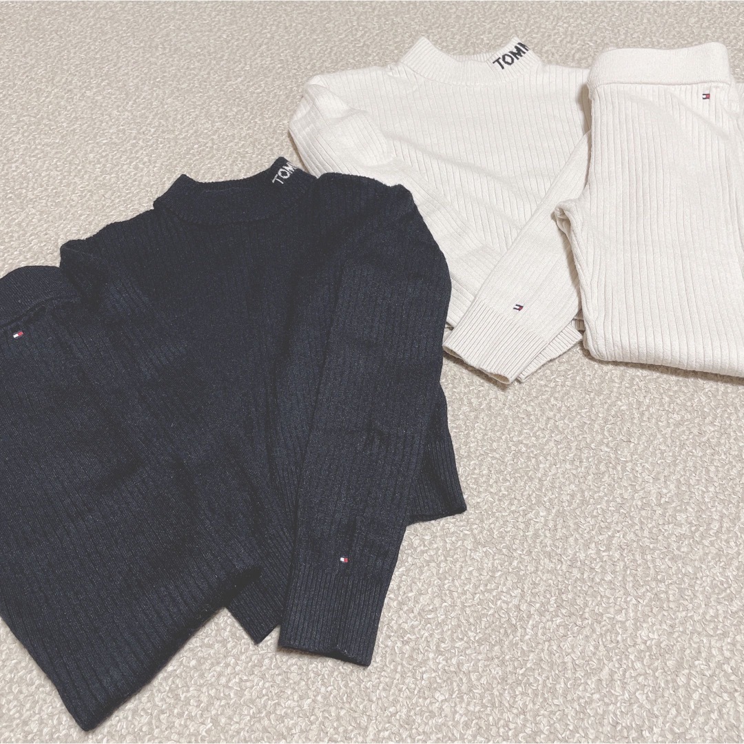 TOMMY HILFIGER(トミーヒルフィガー)の[子供服] トミーヒルフィガー　セットアップ キッズ/ベビー/マタニティのキッズ服女の子用(90cm~)(ニット)の商品写真