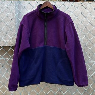 パタゴニア(patagonia)の貴重 REI ジップアップ フリース プルオーバー 1990年代製 黒タグ(その他)