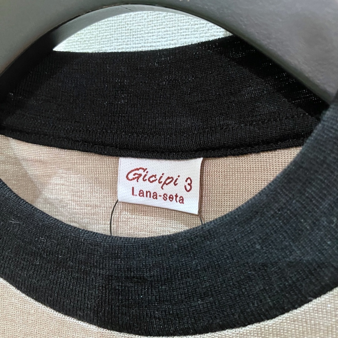 ニット/セーター新品 GICIPI ジチピ ウール x シルク ニット イタリア製 メンズ
