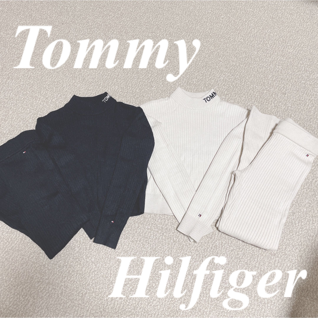 TOMMY HILFIGER(トミーヒルフィガー)の[子供服] トミーヒルフィガー　セットアップ キッズ/ベビー/マタニティのキッズ服女の子用(90cm~)(ニット)の商品写真