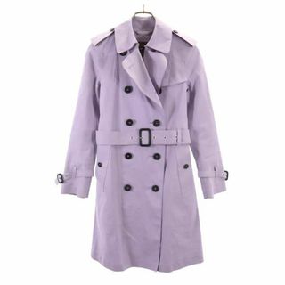 マッキントッシュ(MACKINTOSH)のマッキントッシュ ゴム引き トレンチコート 32 パープル系 Mackintosh レディース 古着 【231120】(トレンチコート)