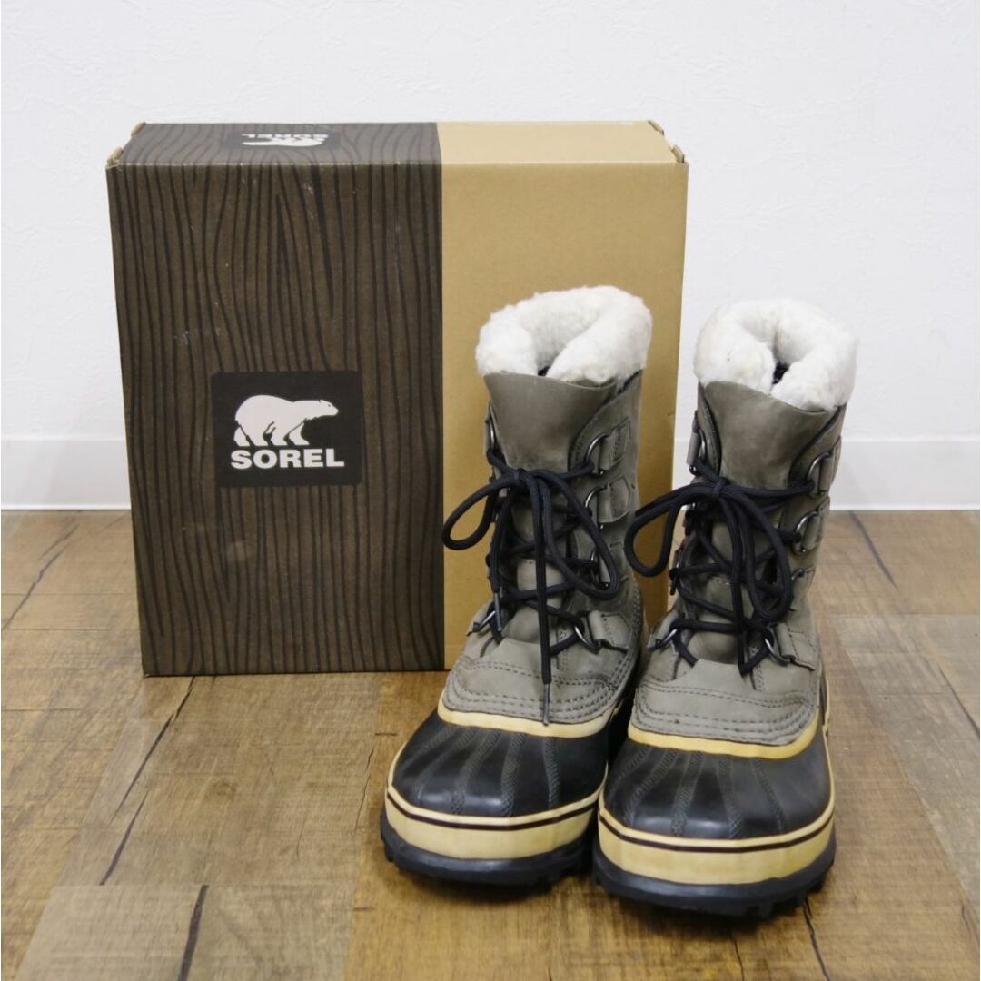 SOREL(ソレル)のソレル SOREL CARIBOU カリブー ウォータープルーフ ウィンターブーツ スノーブーツ レディース 23cm キャンプ アウトドア レディースの靴/シューズ(ブーツ)の商品写真