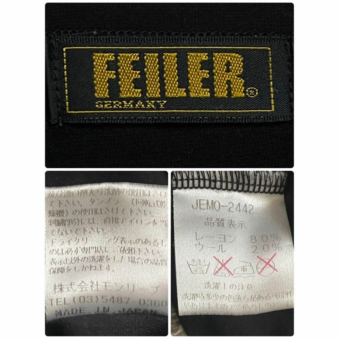 FEILER(フェイラー)のFEILER フェイラー カットソー ラウンドネック BLK/黒 L レディースのトップス(カットソー(長袖/七分))の商品写真