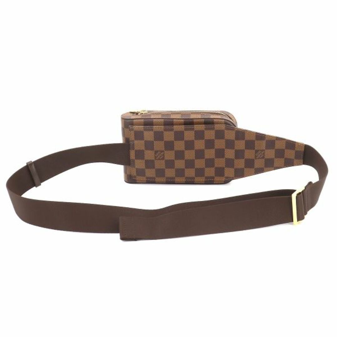 未使用 展示品 ルイ ヴィトン LOUIS VUITTON ダミエ ジェロニモス ボディ バッグ ウエスト ポーチ エベヌ ブラウン N51994 VLP 90212836型番刻印Ｎ５１９９４