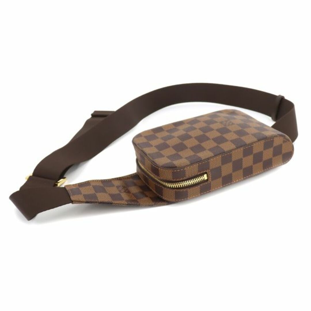 未使用 展示品 ルイ ヴィトン LOUIS VUITTON ダミエ ジェロニモス ボディ バッグ ウエスト ポーチ エベヌ ブラウン N51994 VLP 90212836型番刻印Ｎ５１９９４