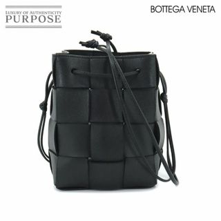 ボッテガヴェネタ(Bottega Veneta)の未使用 展示品 ボッテガ ヴェネタ BOTTEGA VENETA イントレチャート パデッド カセット ショルダー バッグ レザー ブラック VLP 90213157(ショルダーバッグ)