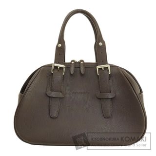 バーバリー(BURBERRY)のBURBERRY ミニボストン ロゴ ボストンバッグ レザー レディース(ボストンバッグ)