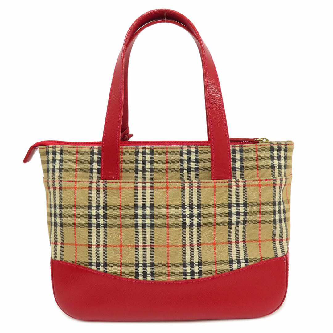 BURBERRY - BURBERRY ノバチェック ハンドバッグ キャンバス