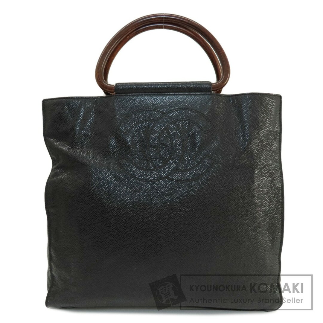 CHANEL - CHANEL ココマーク トートバッグ キャビアスキン CHANEL - CHANEL ココマーク トートバッグ キャビアスキン