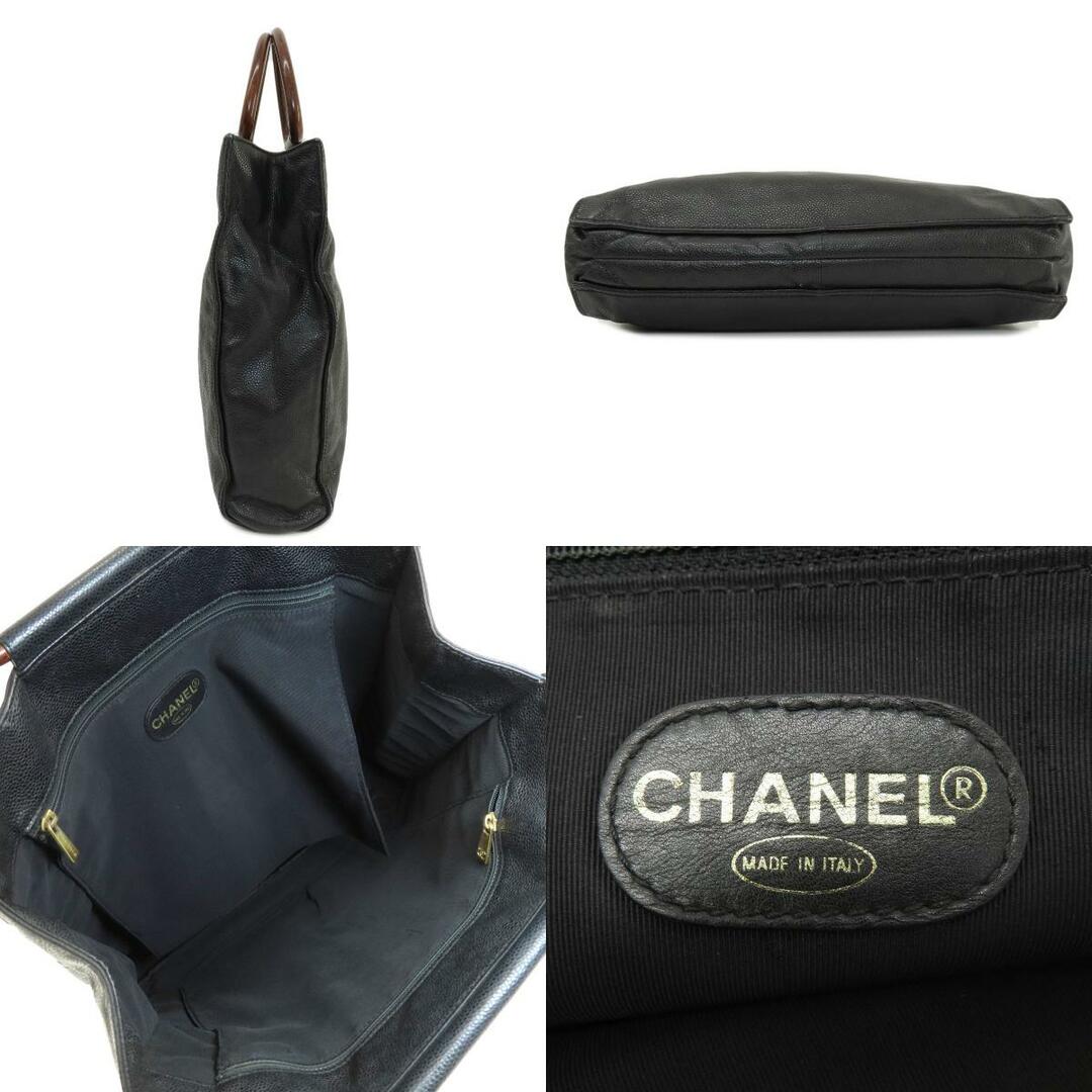 CHANEL - CHANEL ココマーク トートバッグ キャビアスキン CHANEL - CHANEL ココマーク トートバッグ キャビアスキン