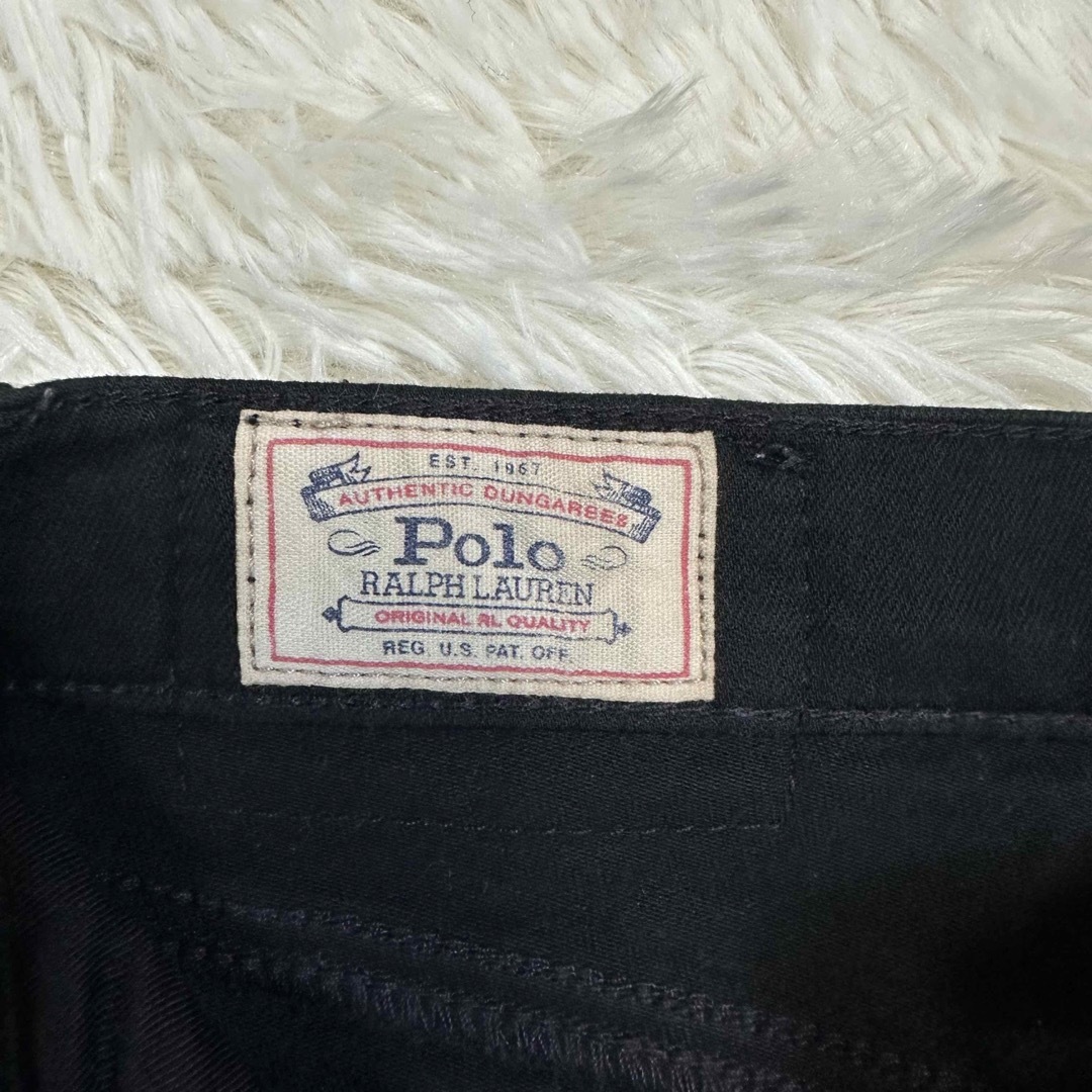 POLO RALPH LAUREN(ポロラルフローレン)のPOLO RALPHLAUREN ブラックスキニー パンツ　25 150/64A レディースのパンツ(デニム/ジーンズ)の商品写真