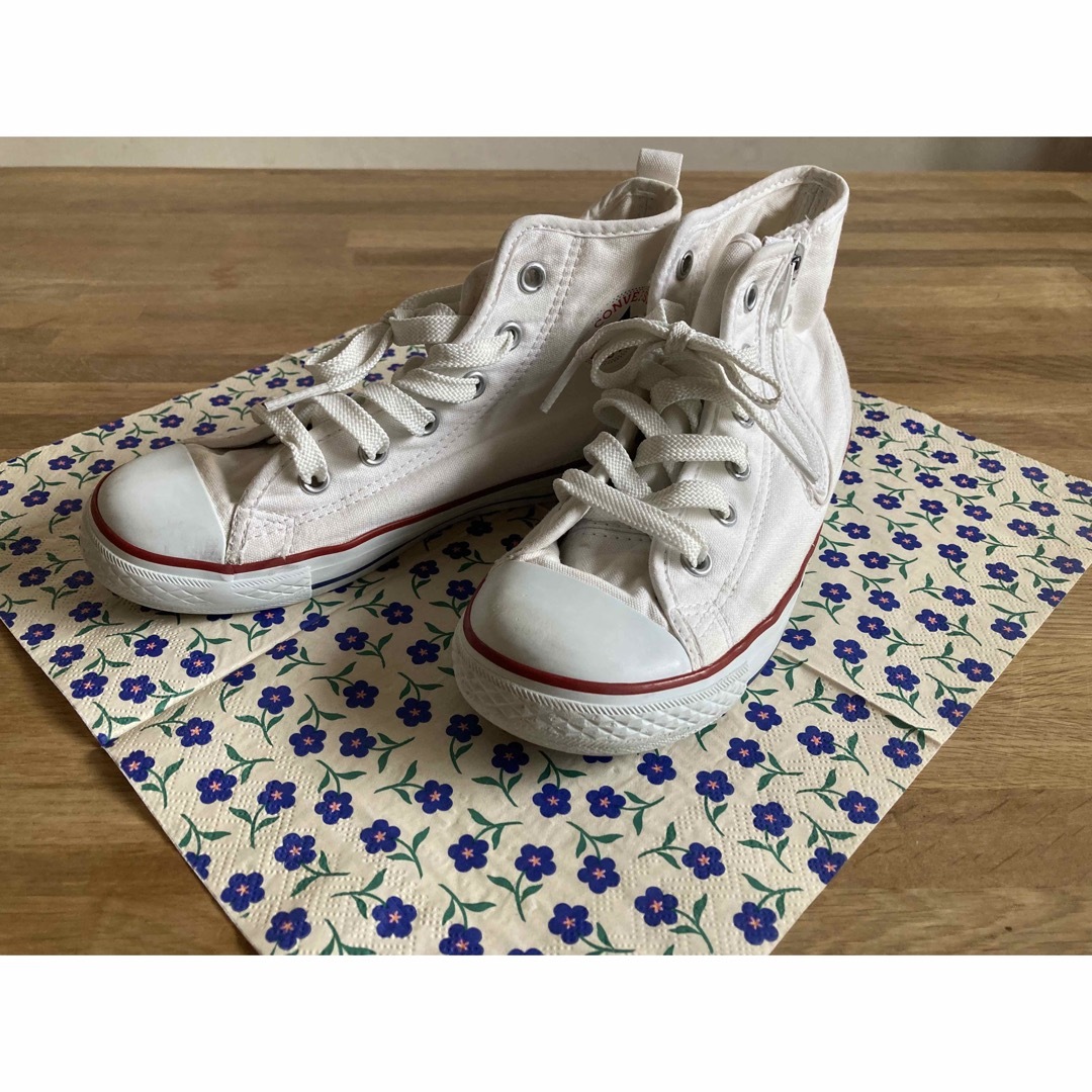 CONVERSE(コンバース)のコンバース　白　20センチ キッズ/ベビー/マタニティのキッズ靴/シューズ(15cm~)(スニーカー)の商品写真