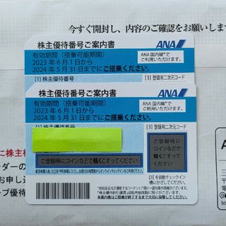 エーエヌエー(ゼンニッポンクウユ)(ANA(全日本空輸))のANA　株主優待　2枚(その他)