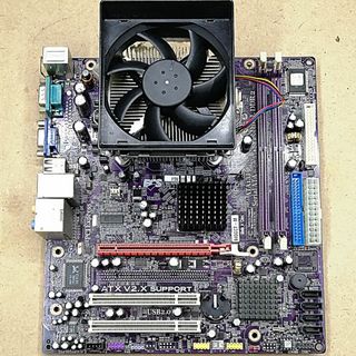 マザーボード　945GCT-M（CPU,クーラー付き）(PCパーツ)