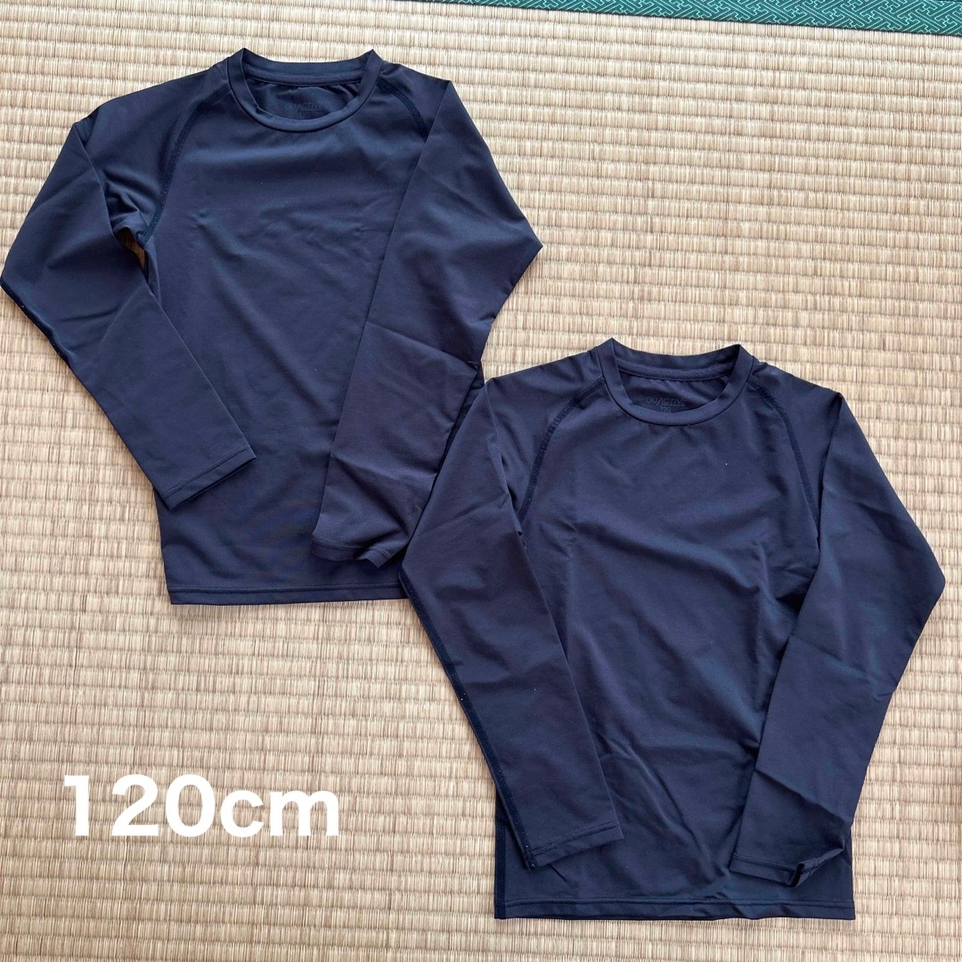 GU(ジーユー)のGU ACTIVE インナー 120cm 2枚セット キッズ/ベビー/マタニティのキッズ服男の子用(90cm~)(下着)の商品写真