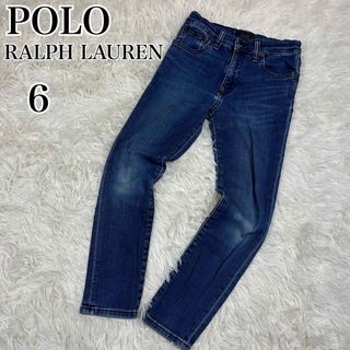 ポロラルフローレン(POLO RALPH LAUREN)のPOLO RALPHLAUREN デニムパンツ　インディゴブルー　6　調節ゴム付(パンツ/スパッツ)