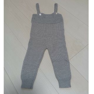 プチバトー(PETIT BATEAU)のニットサロペット(ニット/セーター)