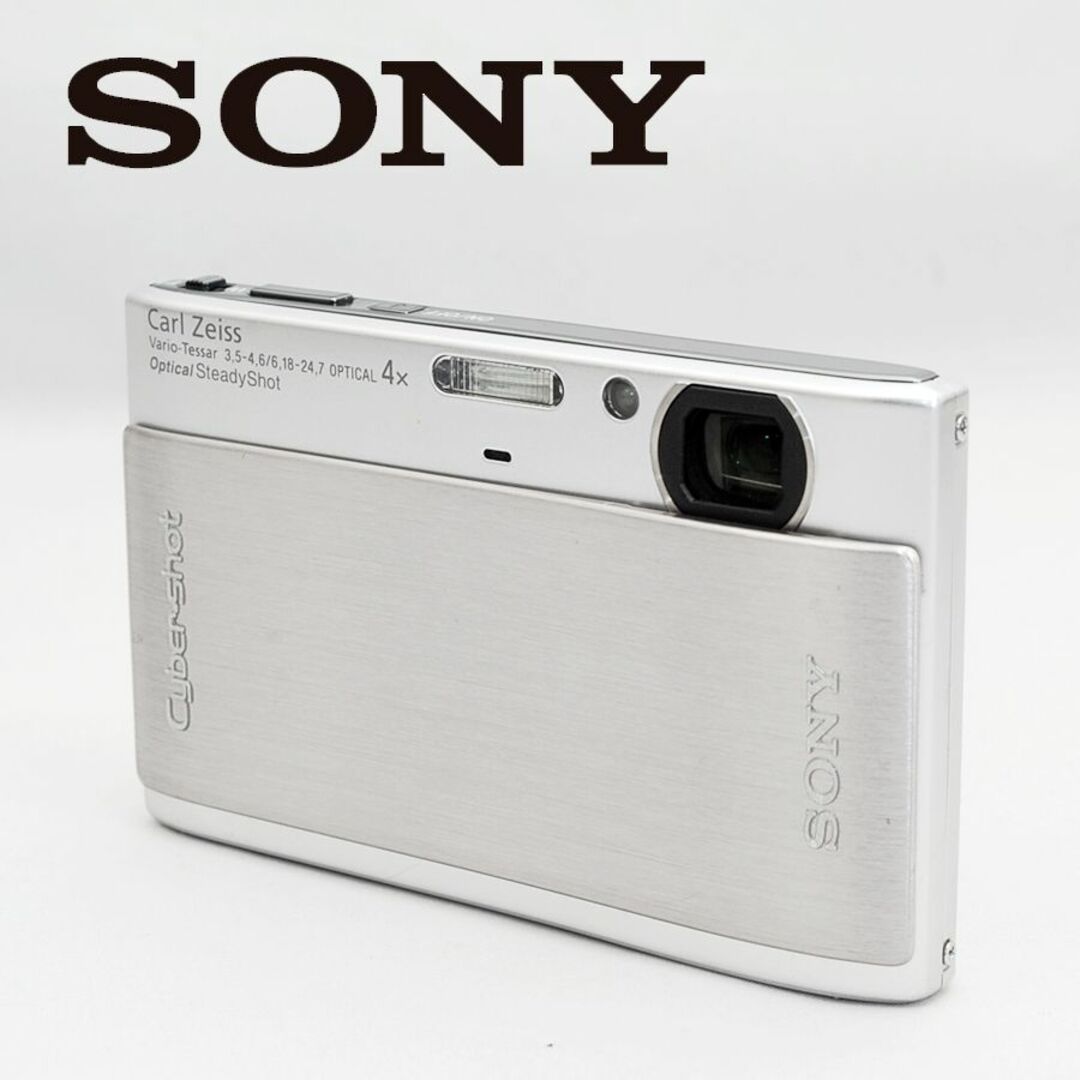 ソニー SONY Cyber-shot DSC-TX1 シルバー 1020万画素 光学4倍ズーム コンデジ カメラ