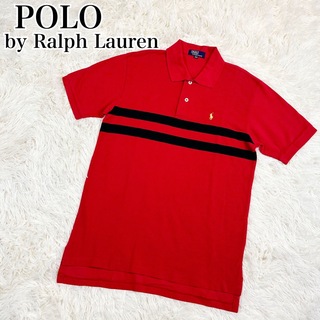 ポロラルフローレン(POLO RALPH LAUREN)のPOLO by Ralph Lauren ボーダーラインポロシャツ　160 鹿子(Tシャツ/カットソー)