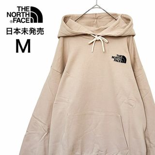 ザノースフェイス(THE NORTH FACE)の【新品未使用】大人気ザノースフェイス★コットンパーカー★ボックスロゴベージュM(パーカー)