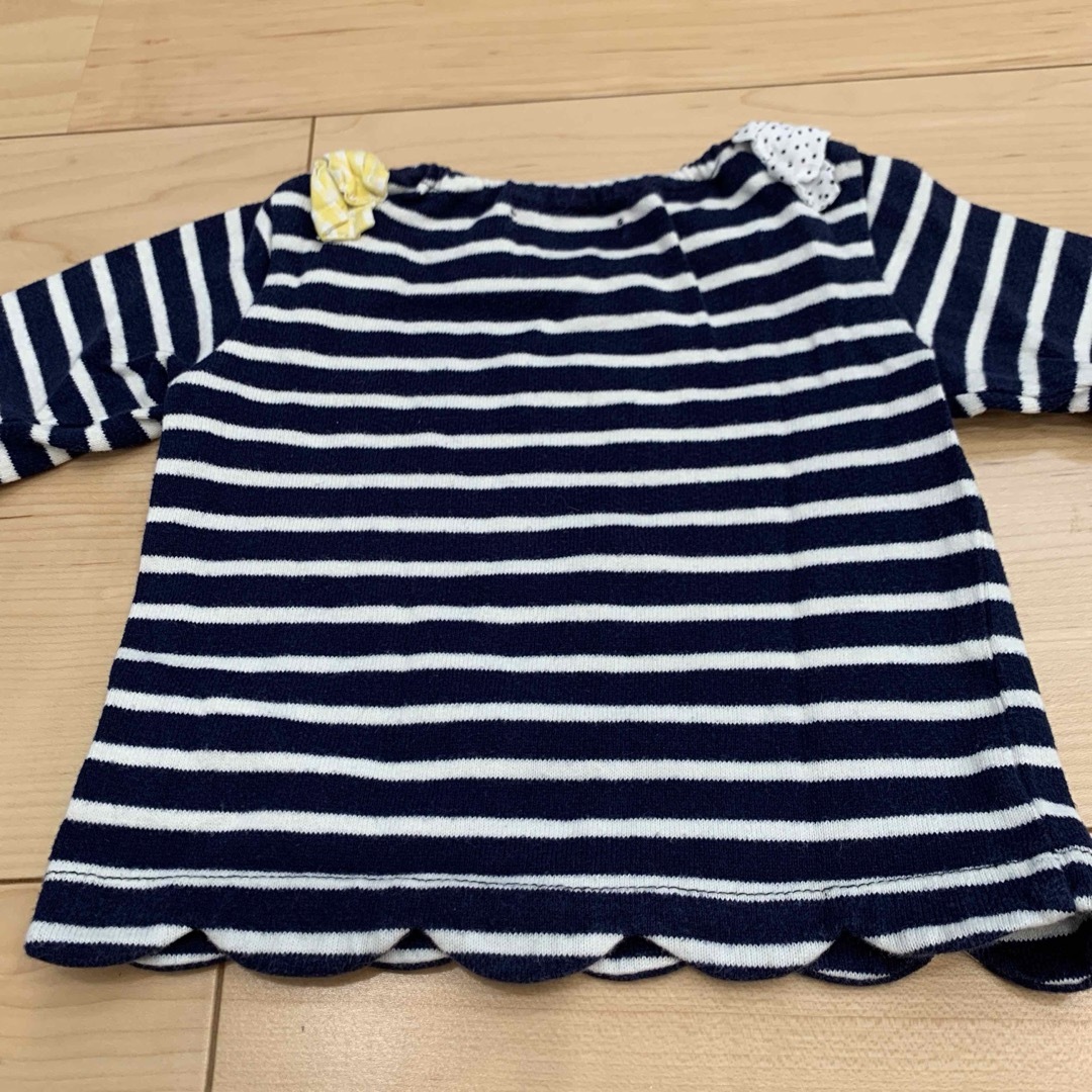 mou jon jon(ムージョンジョン)のムーンジョンジョン　女の子トップス80 キッズ/ベビー/マタニティのベビー服(~85cm)(Ｔシャツ)の商品写真