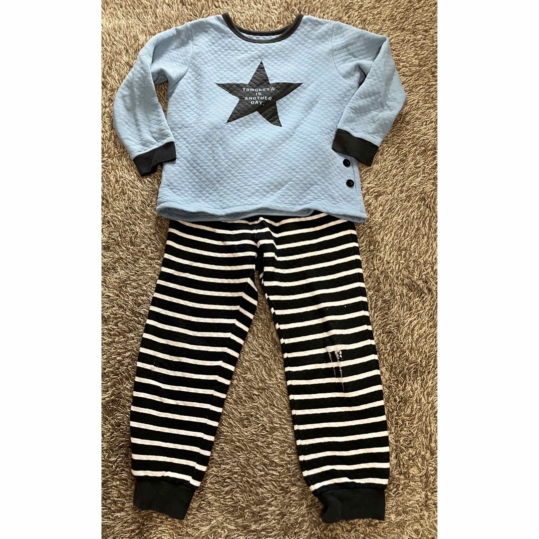 ベルメゾン(ベルメゾン)のベルメゾンGITAのニットキルトパジャマ キッズ/ベビー/マタニティのキッズ服男の子用(90cm~)(パジャマ)の商品写真