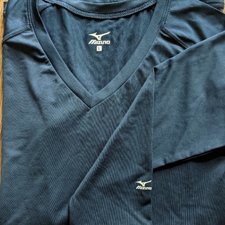 ミズノ(MIZUNO)の新品MIZUNO　女性インナーウェアー ネイビー L(Tシャツ/カットソー(半袖/袖なし))