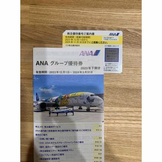 全日空、ANA株主優待  搭乗可能期間 2023/12/1〜2024/11/30(航空券)