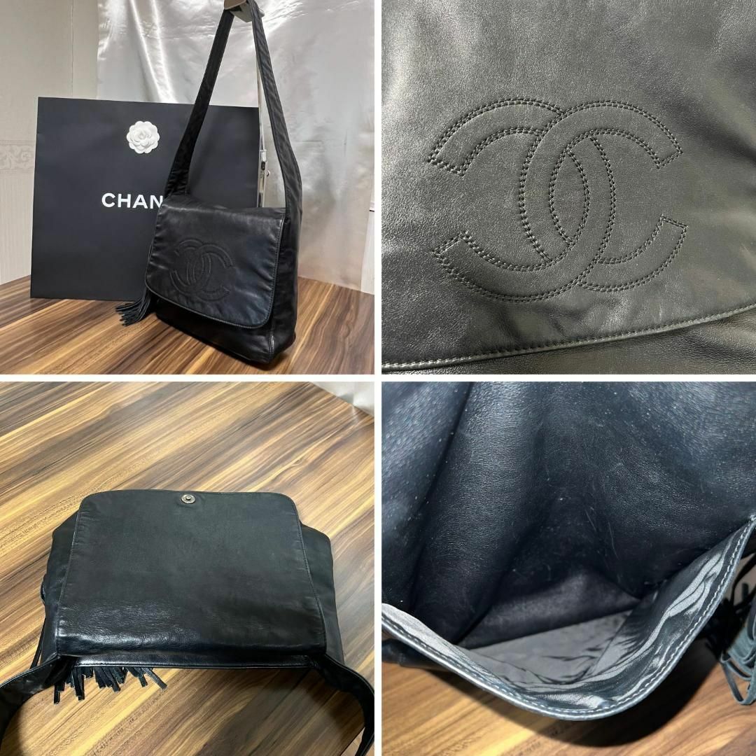 ⭐️美品⭐️CHANEL シャネル ショルダーバッグ フリンジ ココマーク