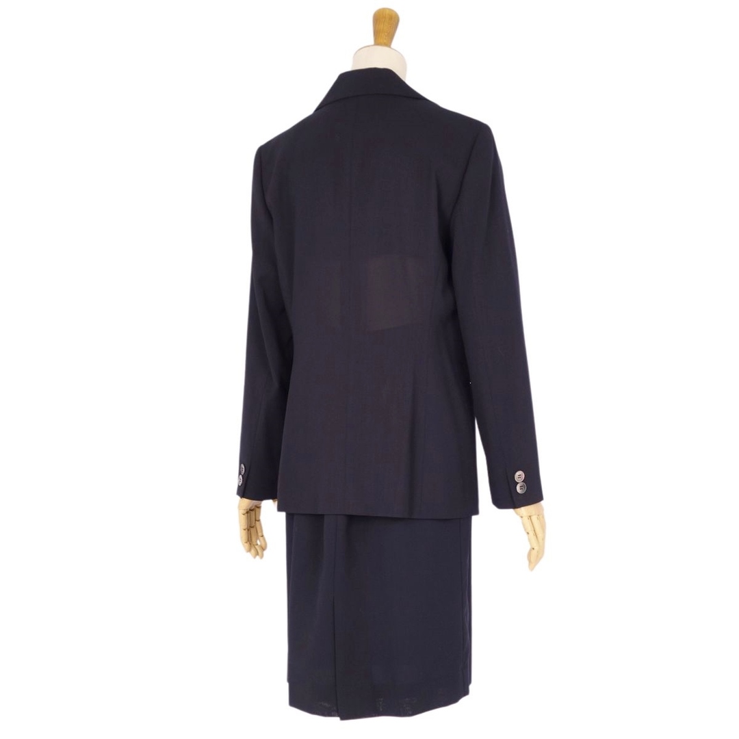 美品 バーバリー ロンドン BURBERRY LONDON セットアップ スカートスーツ ジャケット スカート レディース 38(M相当) ネイビー 美品 バーバリー ロンドン BURBERRY LONDON セットアップ スカートスーツ ジャケット スカート レディース 38(M相当) ネイビー