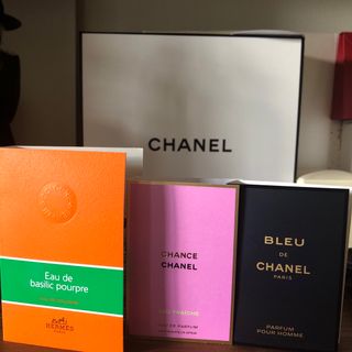 エルメス(Hermes)の3点！エルメス　CHANEL 香水セット(サンプル/トライアルキット)