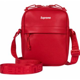 シュプリーム(Supreme)のSupreme Leather Shoulder Bag "Red"(ショルダーバッグ)