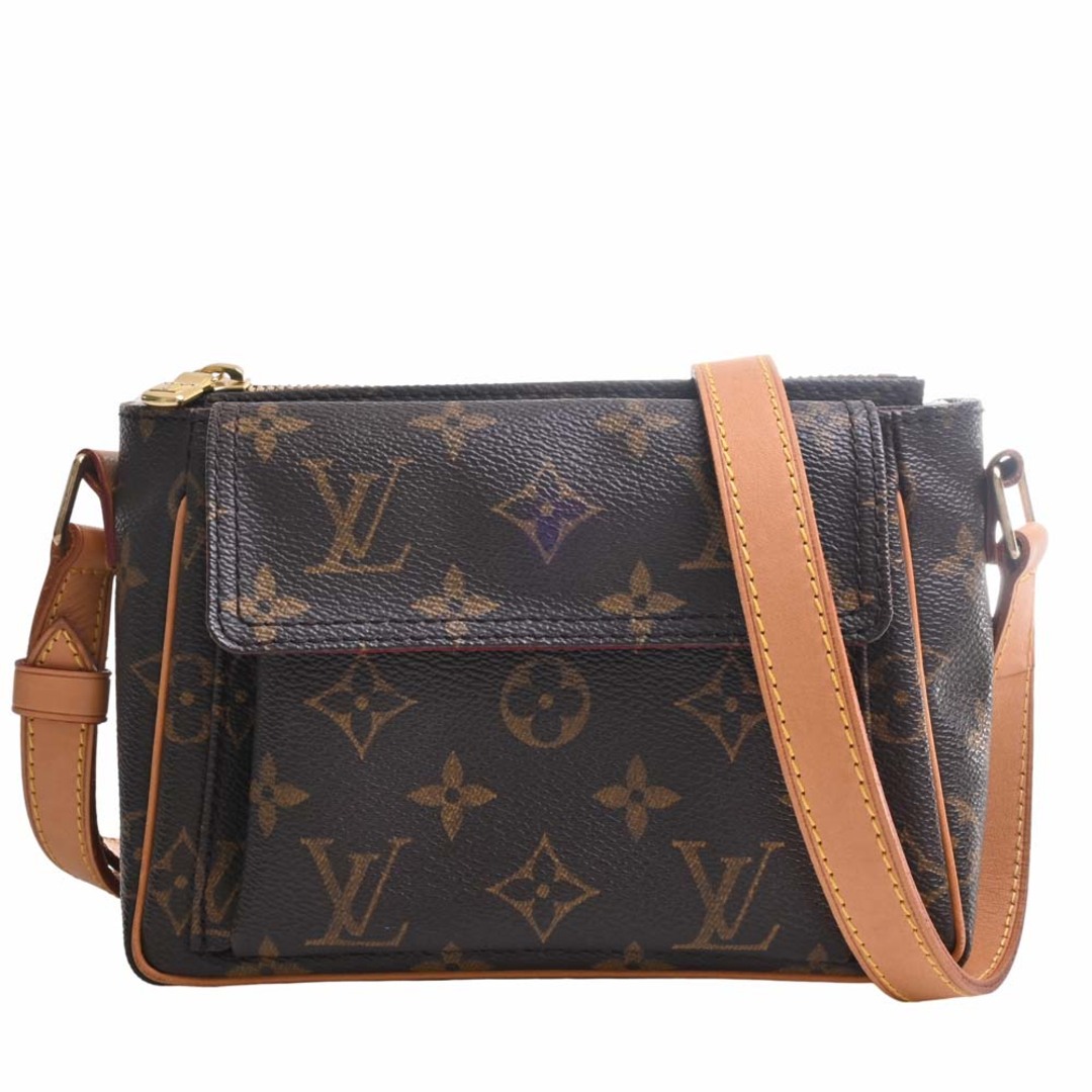 トートバッグLOUIS VUITTON ルイヴィトン モノグラム ヴィバシテPM ショルダーバッグ M51165 ブラウン by