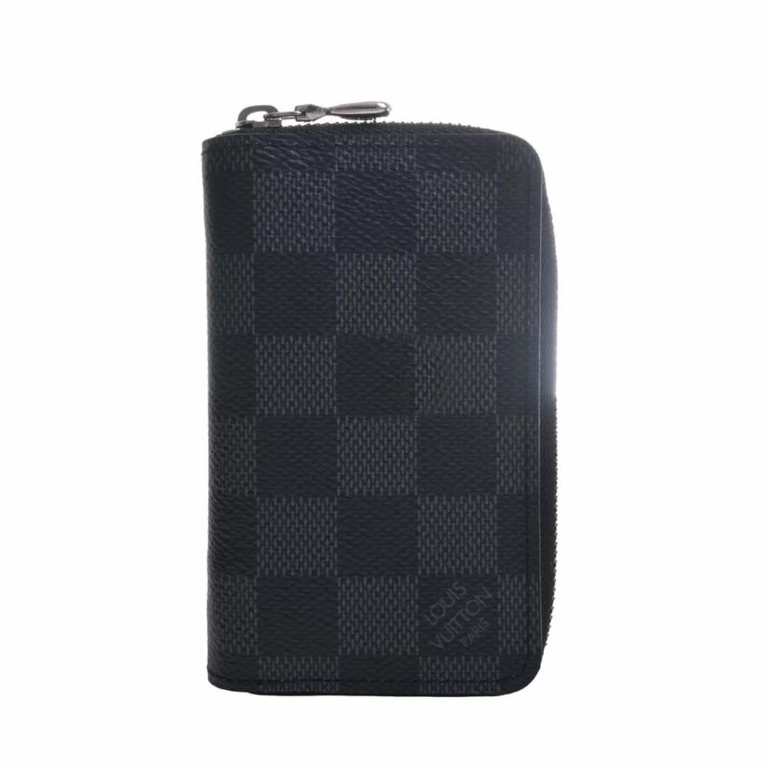 LOUIS VUITTON ルイヴィトン グラフィット ジッピーコインパース ラウンドファスナー コインケース N63076 ブラック byその他