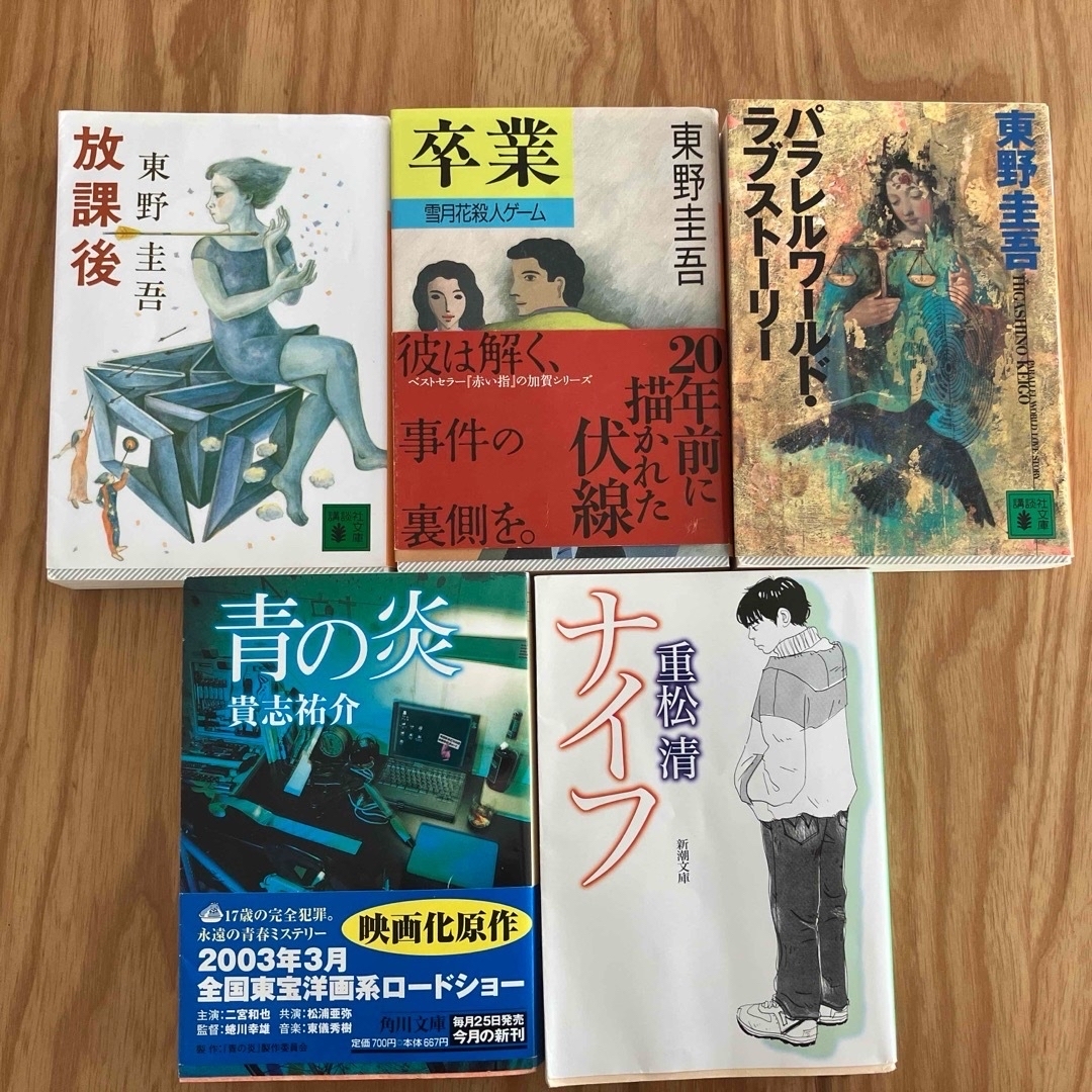 文庫本　青の炎 エンタメ/ホビーの本(文学/小説)の商品写真