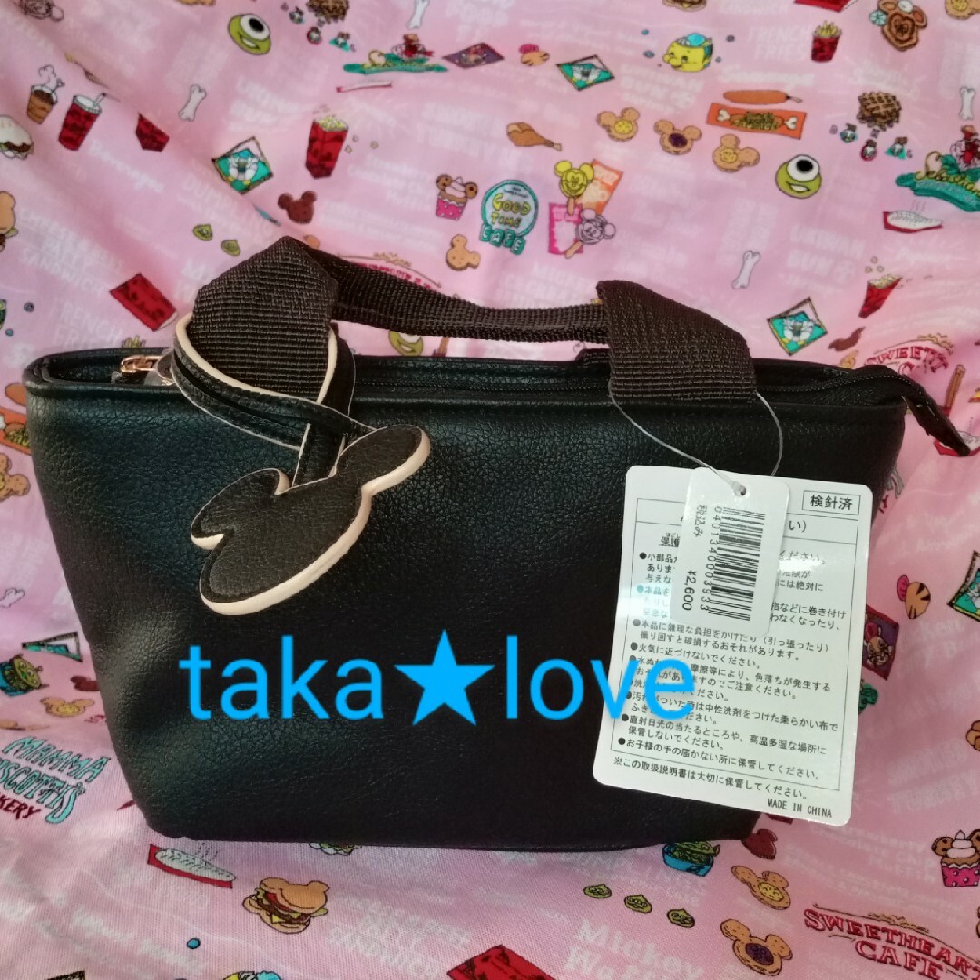 Disney - プロフ&商品説明必読◇TDR購入◇ミッキータグ付♪ミニトートバッグ♪黒の