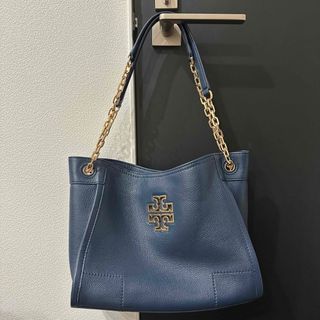 新品 トリーバーチ TORY BURCH トートバッグ バスケットウィーブ サンセットグロウ