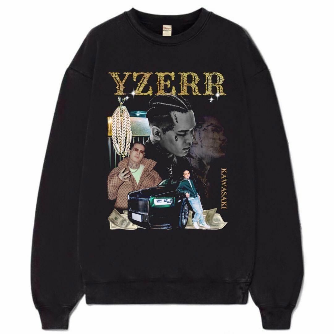 YZERR ワイザー スウェット rap vintage ブラック メンズのトップス(スウェット)の商品写真