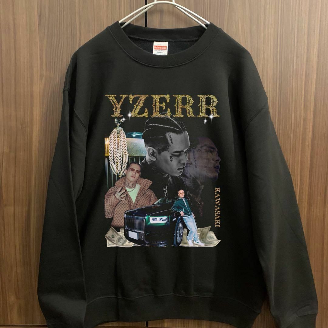 YZERR ワイザー スウェット rap vintage ブラック メンズのトップス(スウェット)の商品写真