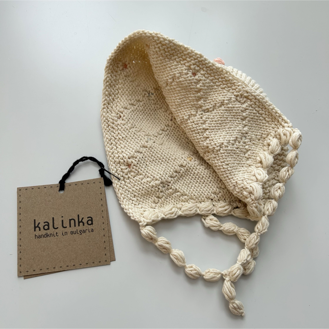 kalinka / viola bonnet / ボンネット / 1-3y キッズ/ベビー/マタニティのこども用ファッション小物(帽子)の商品写真