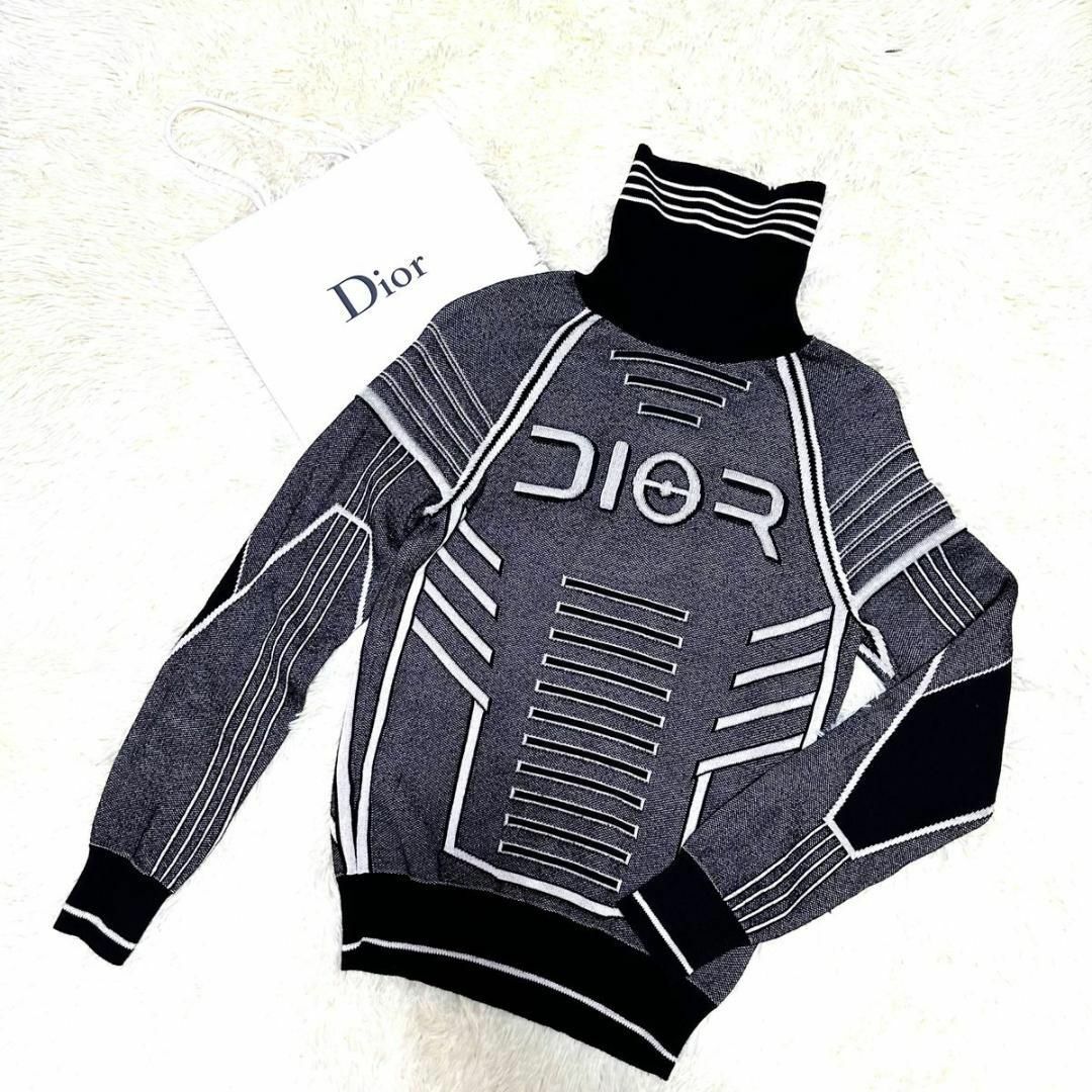 Christian Dior(クリスチャンディオール)の新品同様！ディオール 933M620AT969 ×空山基 ロゴ刺繍 メンズのトップス(スウェット)の商品写真