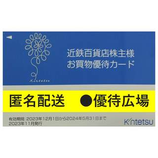 キンテツヒャッカテン(近鉄百貨店)の【匿名配送】●カード1枚＋クーポン1冊●近鉄百貨店●株主優待(その他)