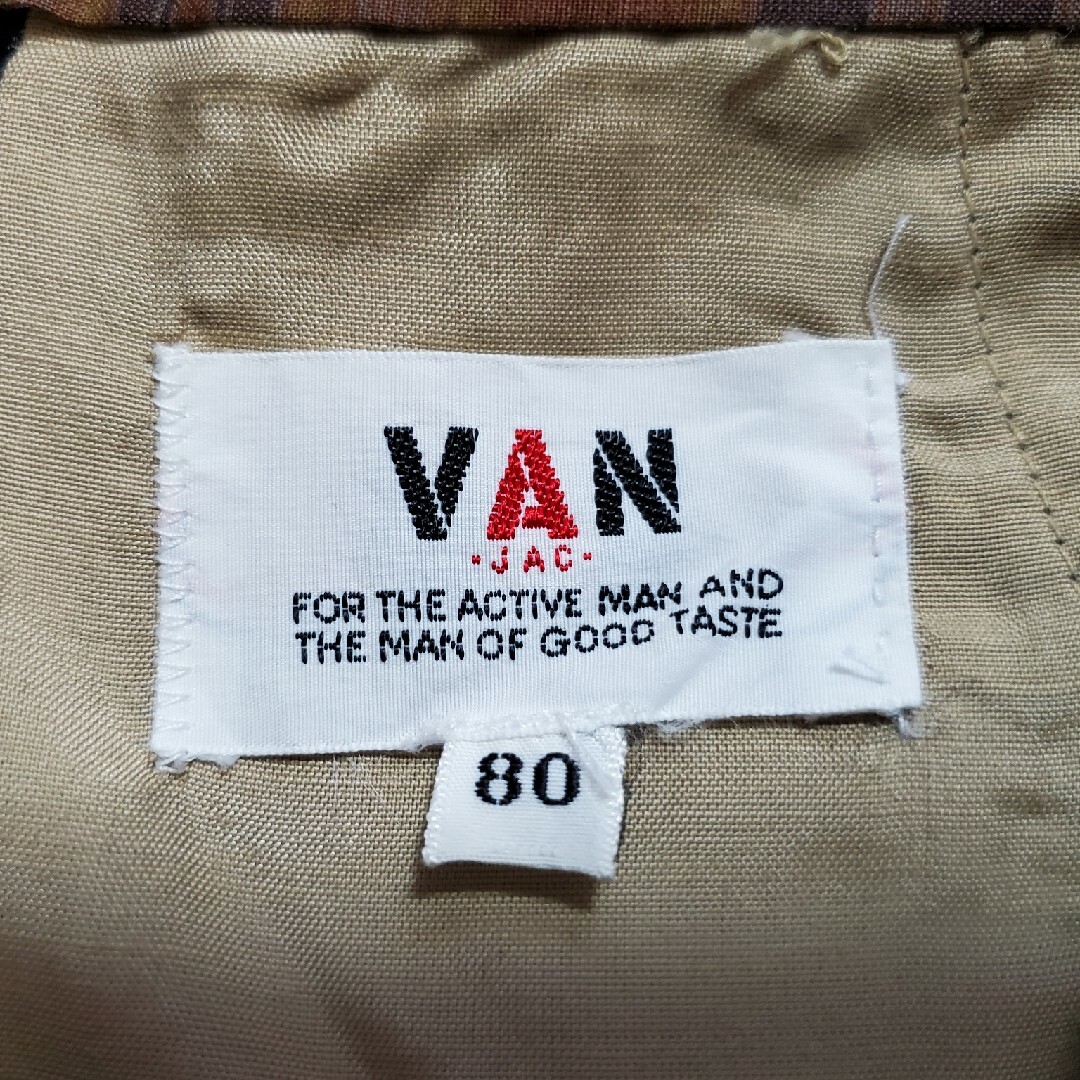 VAN Jacket(ヴァンヂャケット)のVAN JAC チェック柄 スラックス メンズのパンツ(スラックス)の商品写真