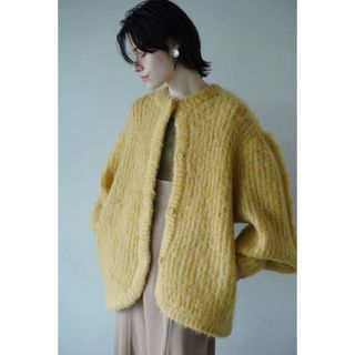 クラネ(CLANE)のCLANE MOHAIR SHAGGY CARDIGAN  2022AW(カーディガン)