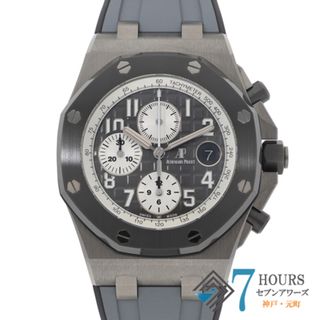 オーデマピゲ(AUDEMARS PIGUET)の【118535】AUDEMARS PIGUET オーデマ・ピゲ  26470IO.OO.A006CA.01 ロイヤルオークオフショア クロノ グレーダイヤル TI/CE/ラバー 自動巻き ギャランティーカード 純正ボックス 腕時計 時計 WATCH メンズ 男性 男 紳士【中古】(腕時計(アナログ))